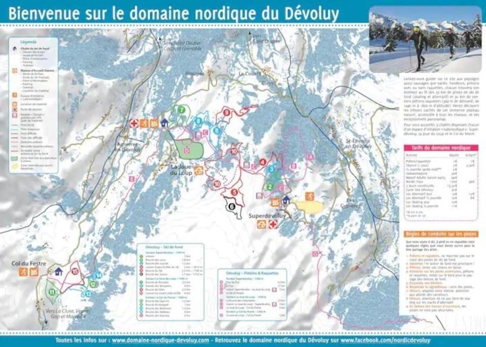 Appart T2 A Superdevoluy Au Pied De Piste Exteriör bild